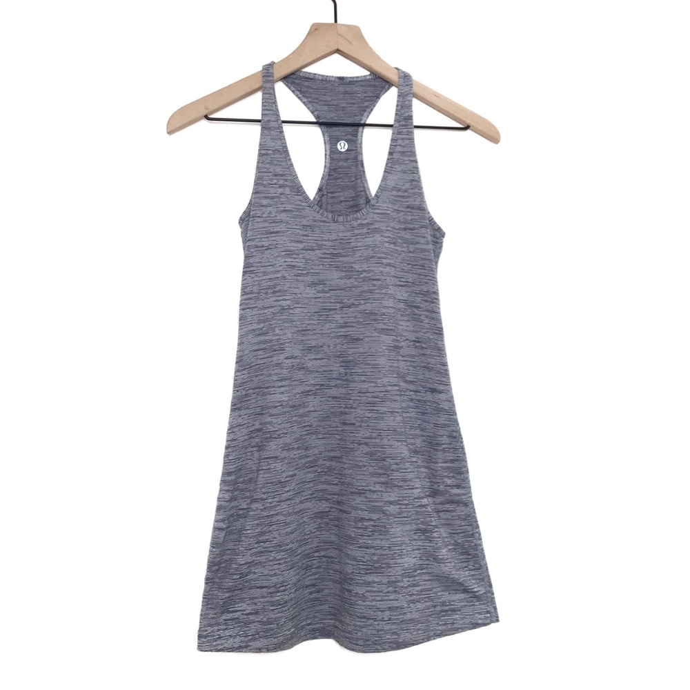 LULULEMON Cool Racerback Wee Are From Space Coal Fossil Tank Top 6